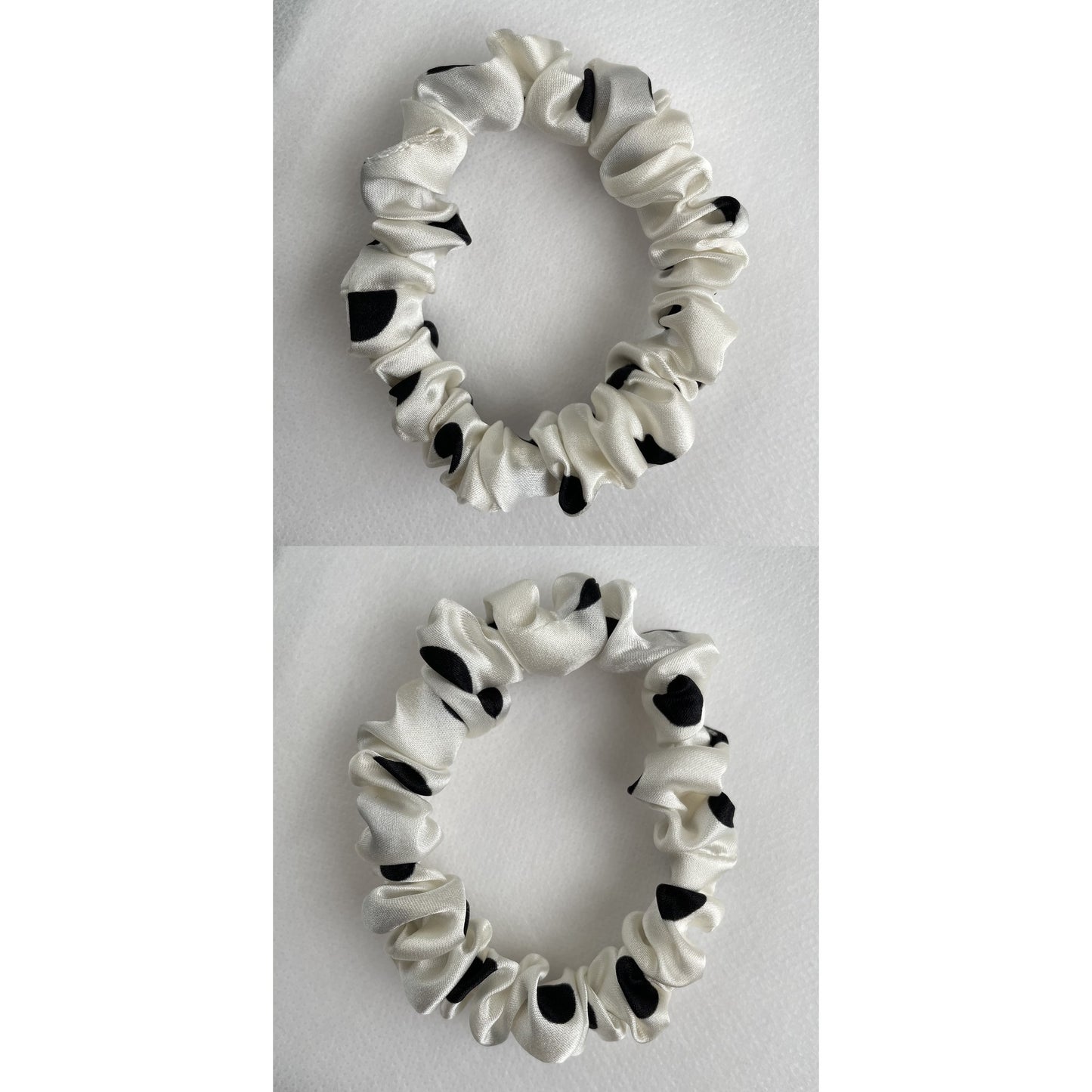 100% Pure Mulberry Silk Small Elastic Hair Scrunchie - Pure Silk Hair Scrunchie/hair Accessory-The unique Small hair Scrunchie