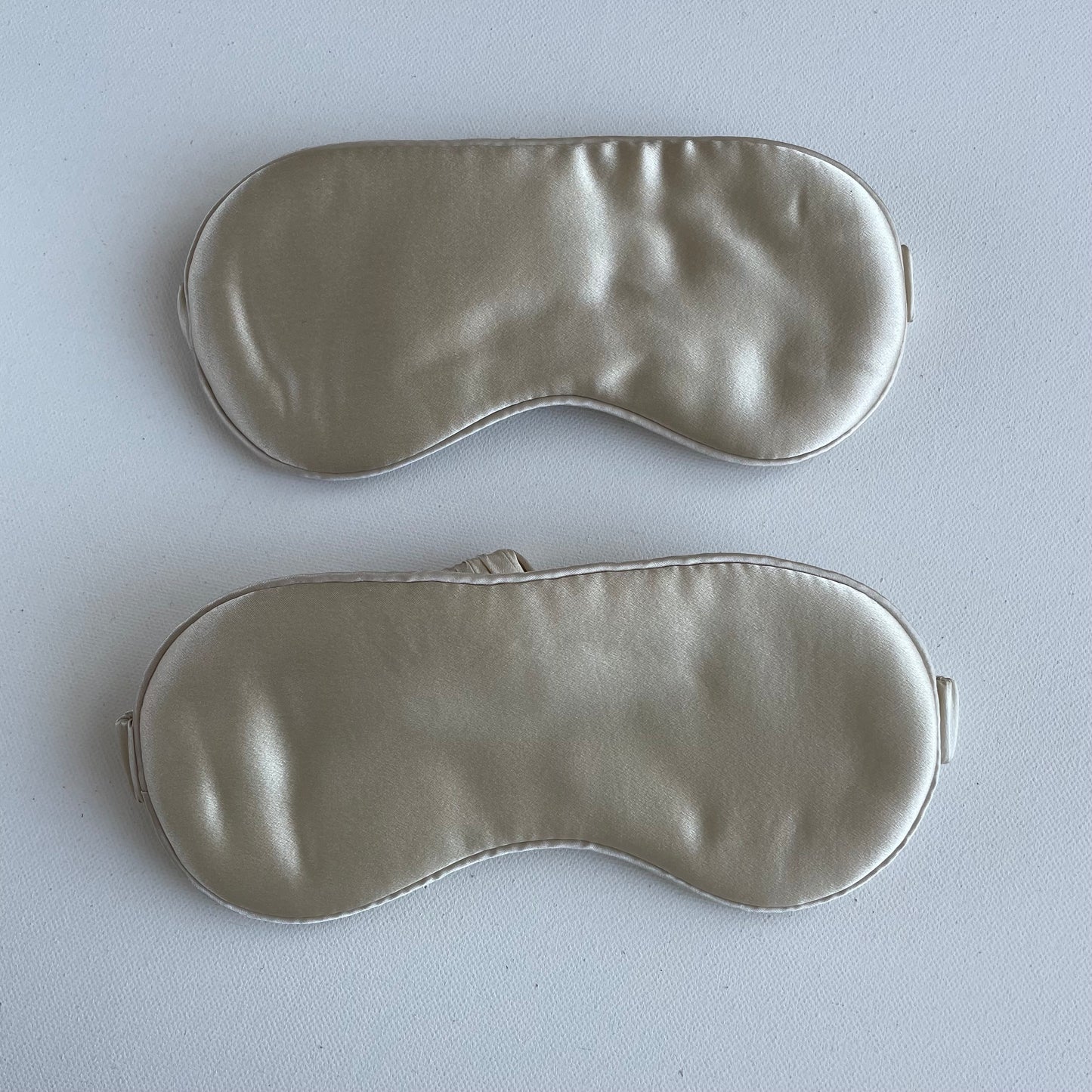 100% Mulberry Silk Ultra Soft Silk Filled Silk Eye Mask - Ideal Silk Sleep Eye Mask-The Light Champagne