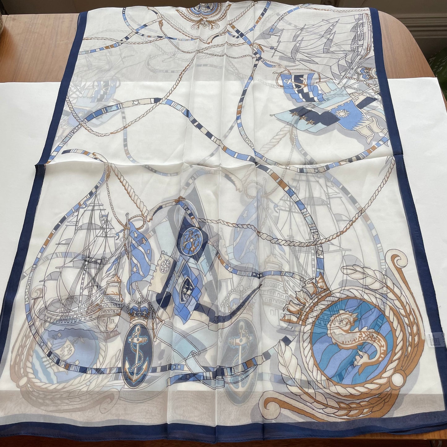 100% Pure Silk Multicolour long Silk Scarf / Headscarf-The Sealing