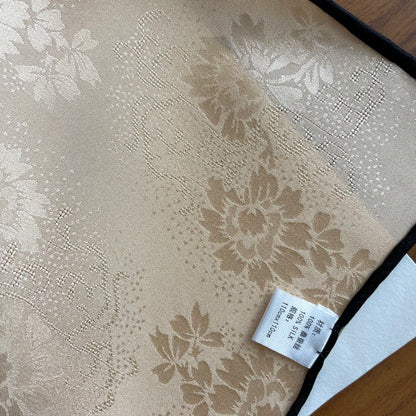 100% Pure Mulberry Silk Duo-Color Handmade Large Silk Scarf 43"- The Flowers