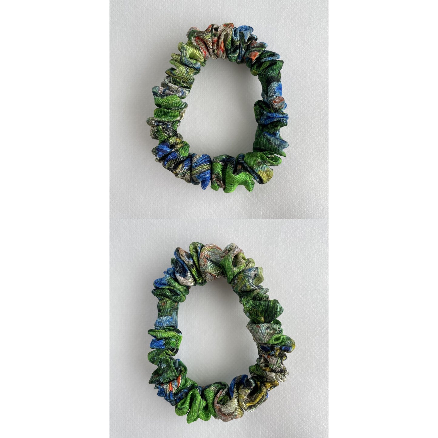 100% Pure Mulberry Silk Small Elastic Hair Scrunchie - Pure Silk Hair Scrunchie/hair Accessory-The unique Small hair Scrunchie