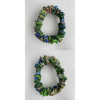100% Pure Mulberry Silk Small Elastic Hair Scrunchie - Pure Silk Hair Scrunchie/hair Accessory-The unique Small hair Scrunchie
