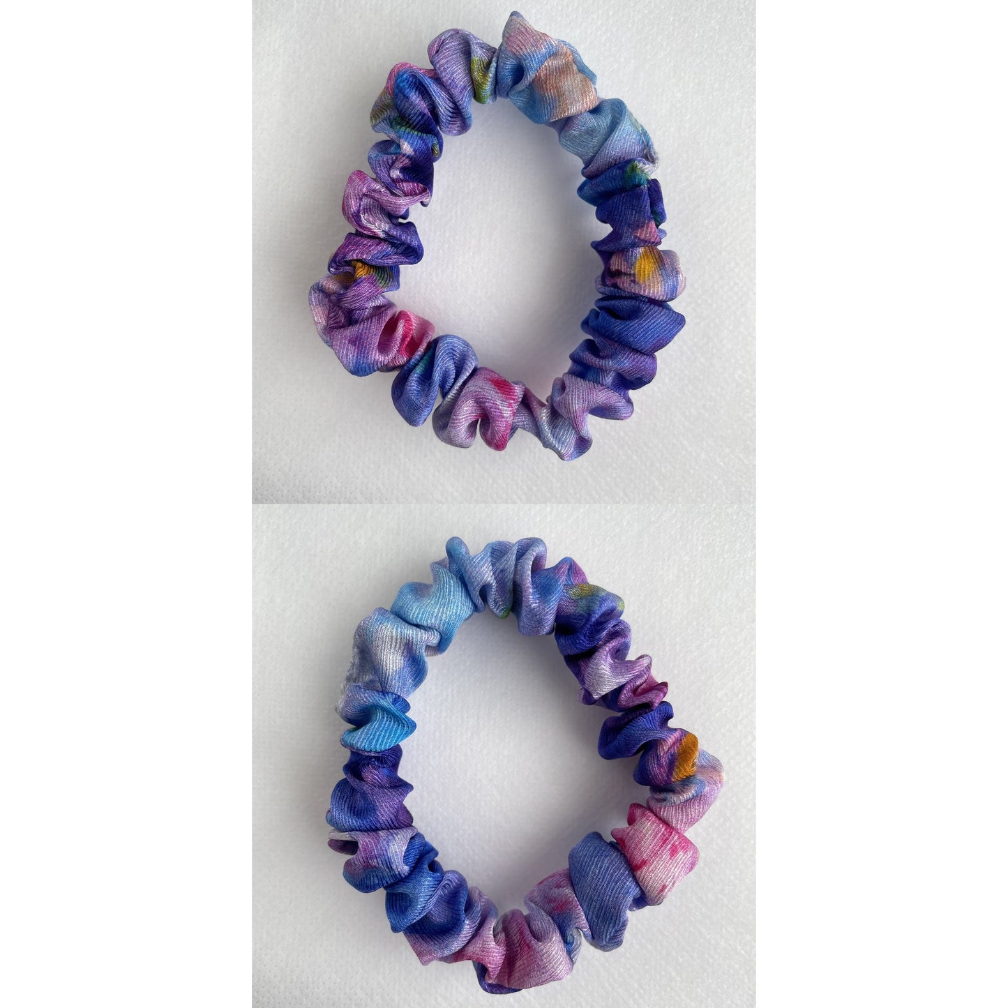100% Pure Mulberry Silk Small Elastic Hair Scrunchie - Pure Silk Hair Scrunchie/hair Accessory-The unique Small hair Scrunchie