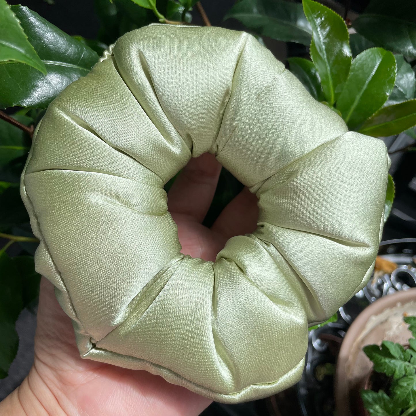 Luxury Oversized Puffy Mulberry Silk Scrunchie | 30 Momme Silk Hair Tie | Premium Silk Hair Accessory Gift for Women
