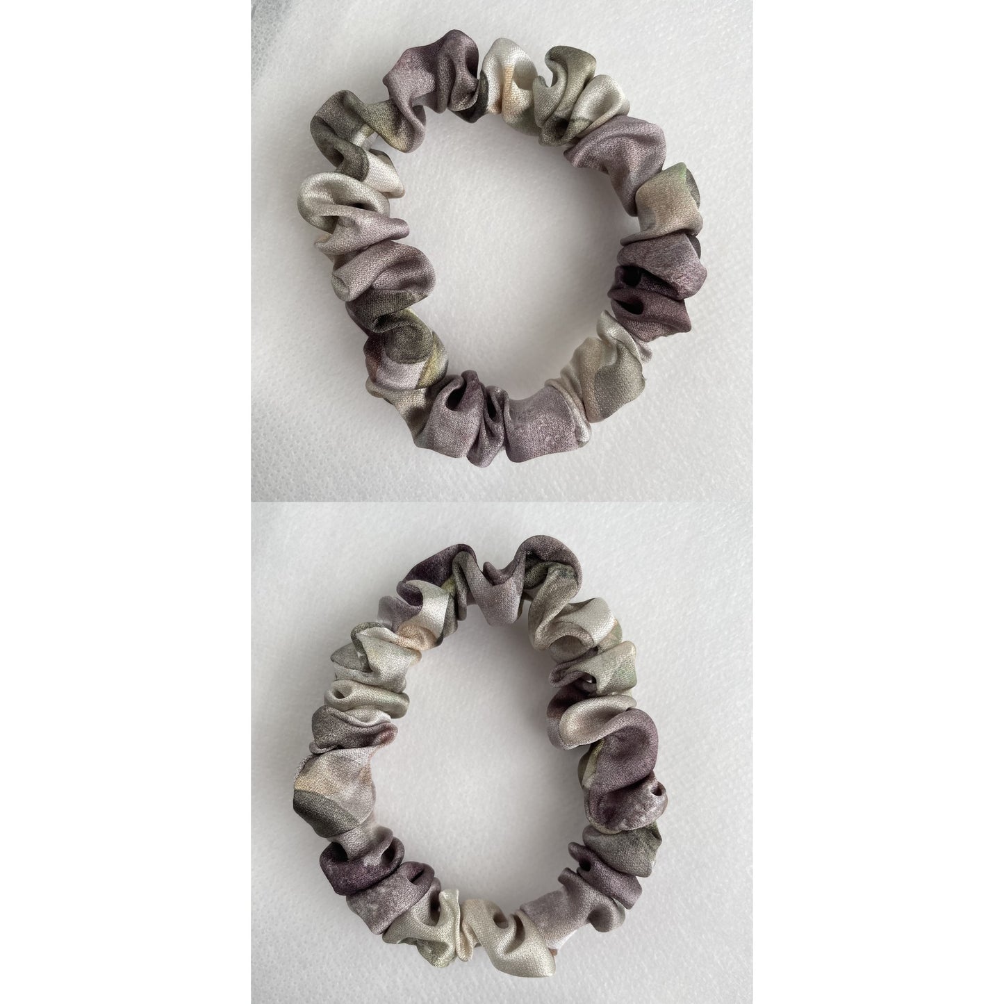 100% Pure Mulberry Silk Small Elastic Hair Scrunchie - Pure Silk Hair Scrunchie/hair Accessory-The unique Small hair Scrunchie