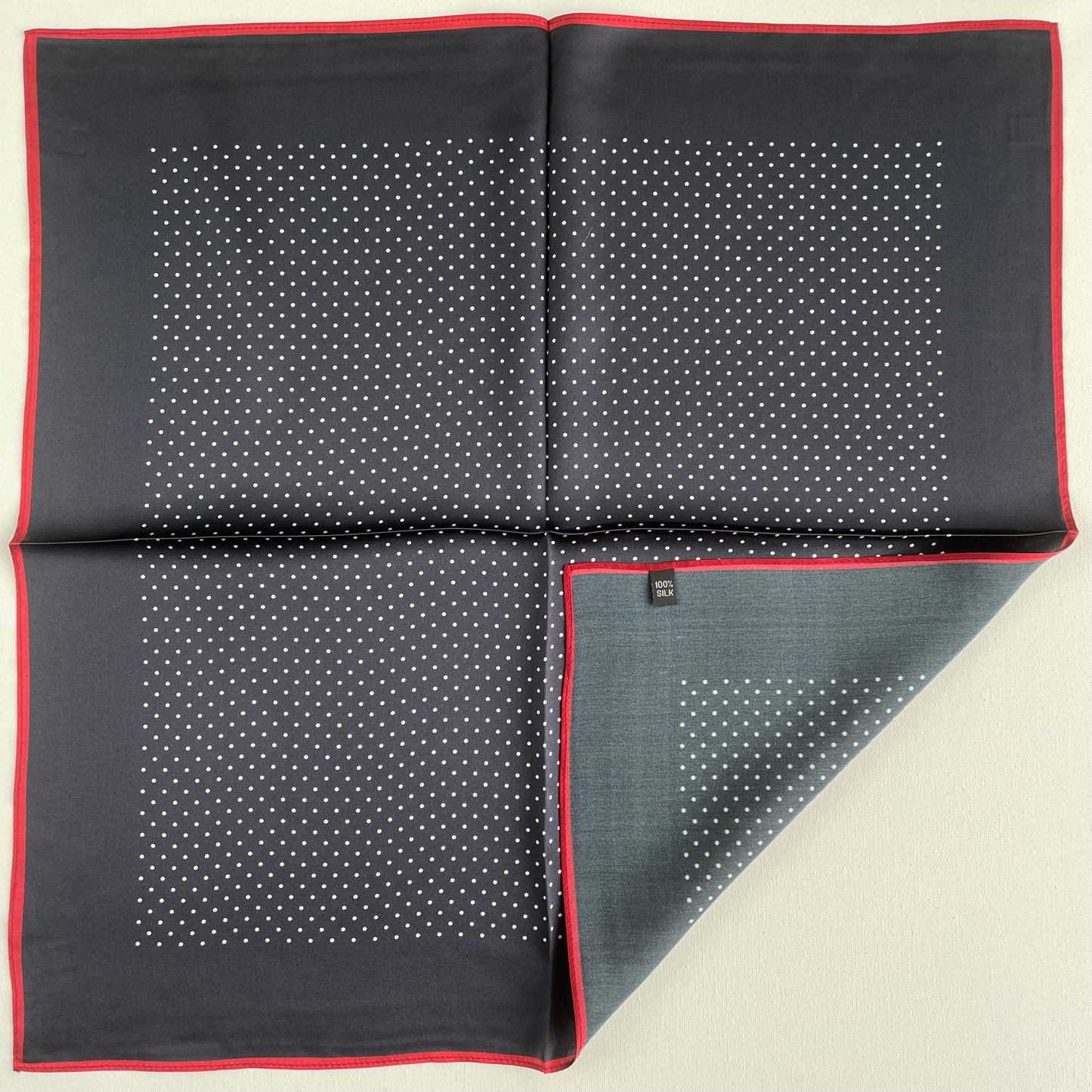 100% Pure Silk Multicolour Small Silk Scarf -The Royal Dots