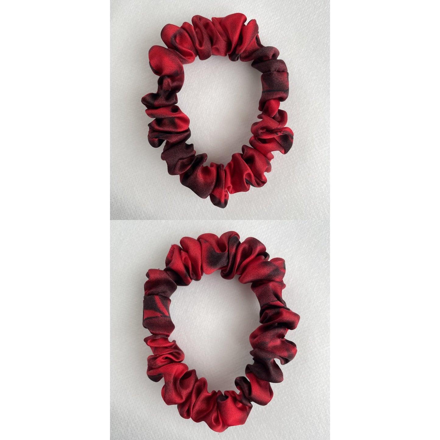 100% Pure Mulberry Silk Small Elastic Hair Scrunchie - Pure Silk Hair Scrunchie/hair Accessory-The unique Small hair Scrunchie