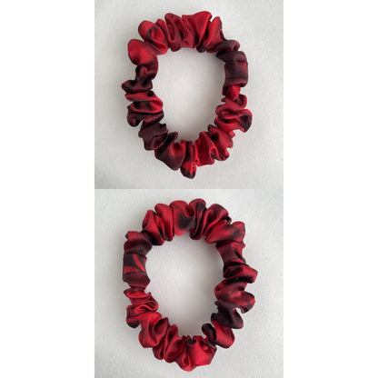100% Pure Mulberry Silk Small Elastic Hair Scrunchie - Pure Silk Hair Scrunchie/hair Accessory-The unique Small hair Scrunchie