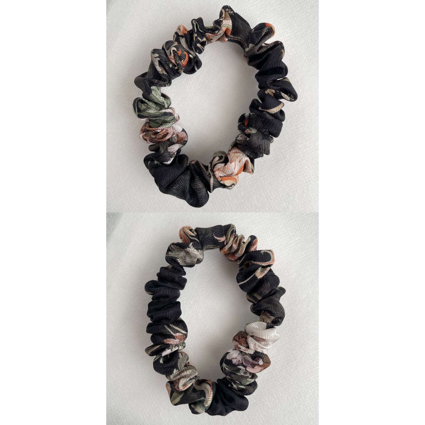 100% Pure Mulberry Silk Small Elastic Hair Scrunchie - Pure Silk Hair Scrunchie/hair Accessory-The unique Small hair Scrunchie