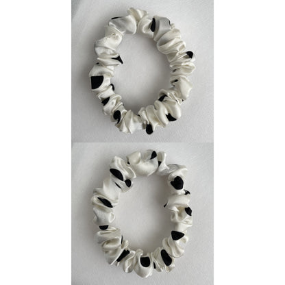 100% Pure Mulberry Silk Small Elastic Hair Scrunchie - Pure Silk Hair Scrunchie/hair Accessory-The unique Small hair Scrunchie