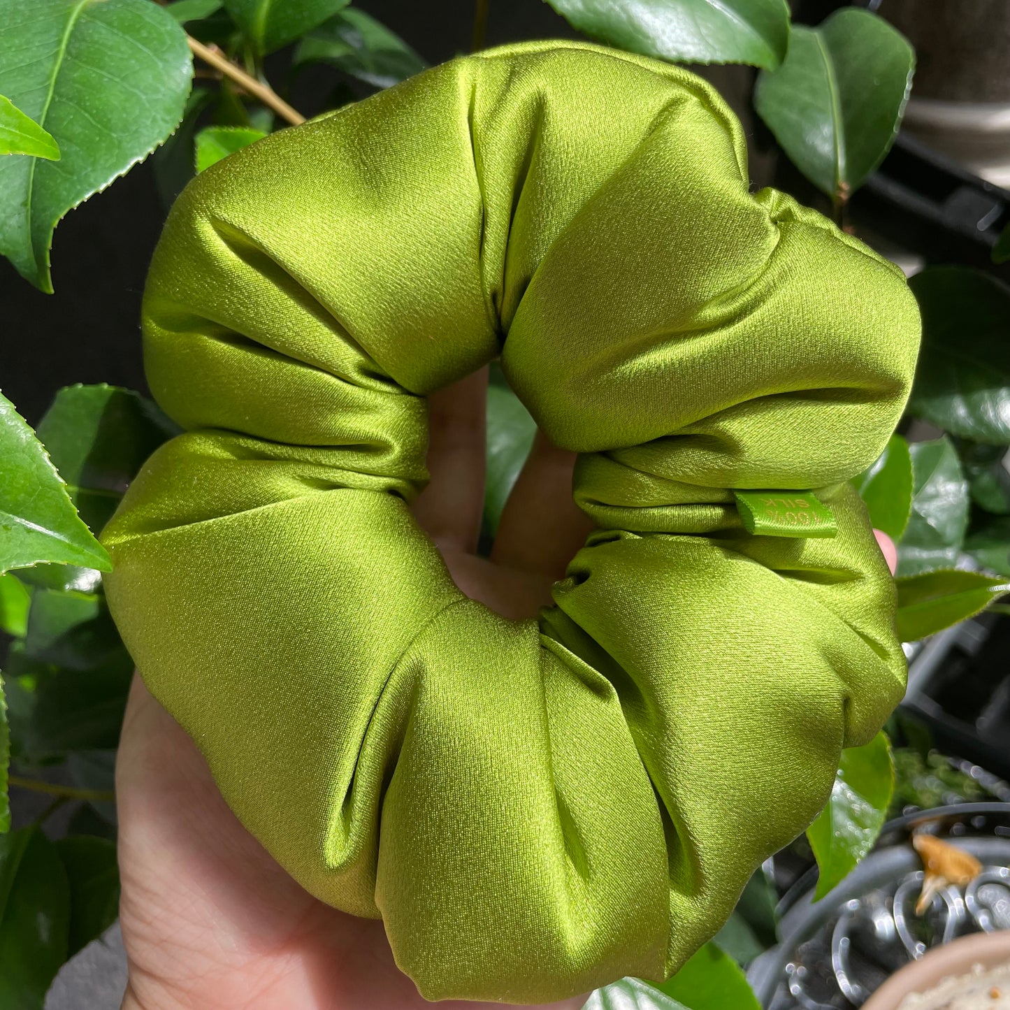 Luxury Oversized Puffy Mulberry Silk Scrunchie | 30 Momme Silk Hair Tie | Premium Silk Hair Accessory Gift for Women