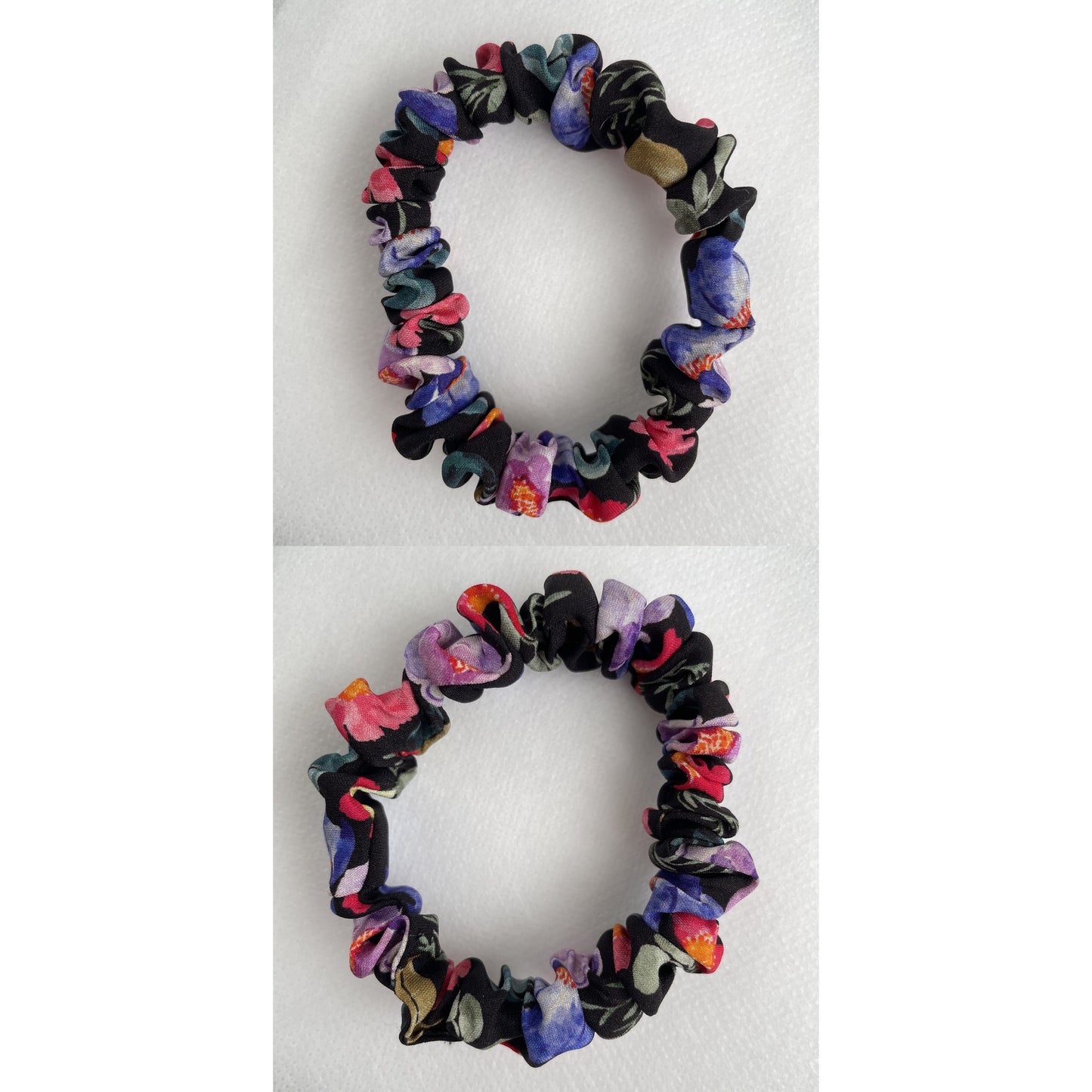 100% Pure Mulberry Silk Small Elastic Hair Scrunchie - Pure Silk Hair Scrunchie/hair Accessory-The unique Small hair Scrunchie