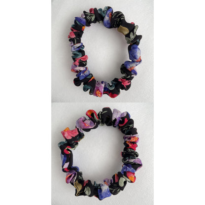 100% Pure Mulberry Silk Small Elastic Hair Scrunchie - Pure Silk Hair Scrunchie/hair Accessory-The unique Small hair Scrunchie