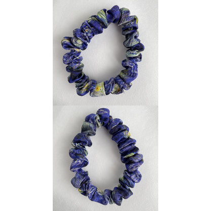 100% Pure Mulberry Silk Small Elastic Hair Scrunchie - Pure Silk Hair Scrunchie/hair Accessory-The unique Small hair Scrunchie