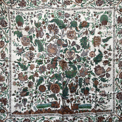 Exquisite Duo-Colour Mulberry 43” Silk Scarf: Hand-Rolled Edge, 6A Grade - The Life Tree