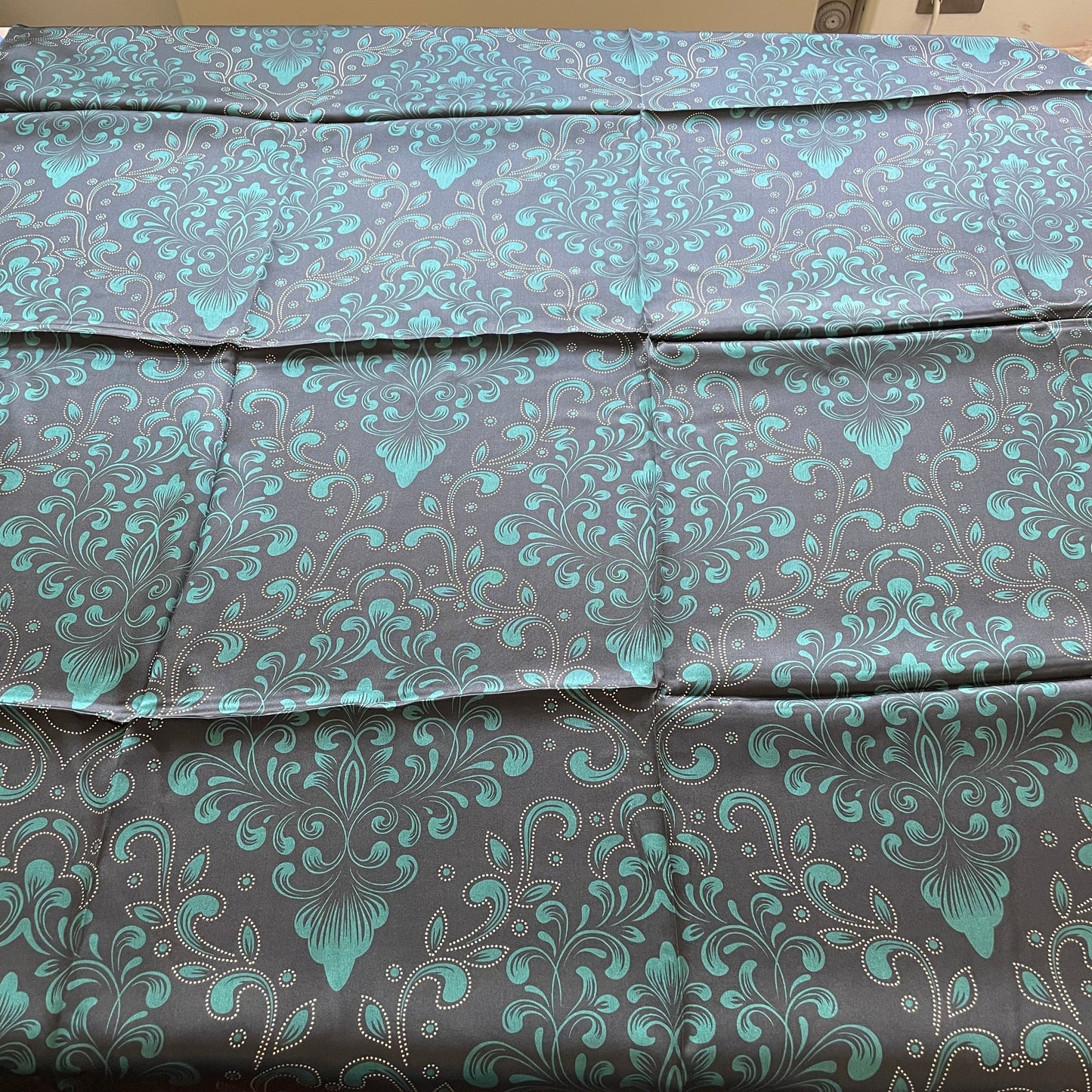 100% Pure Mulberry Silk Multicolour Handmade Large Silk Scarf 43"- The Blue
