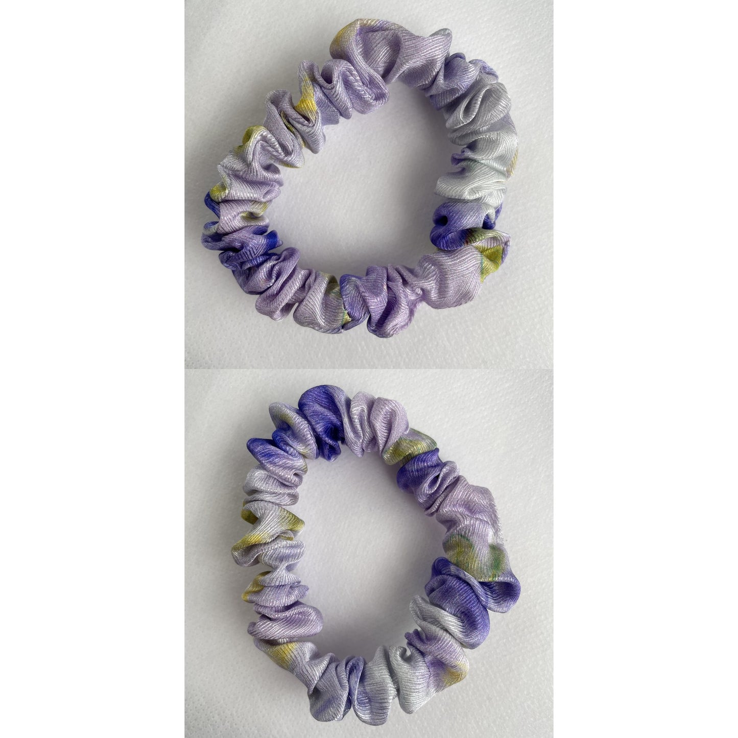 100% Pure Mulberry Silk Small Elastic Hair Scrunchie - Pure Silk Hair Scrunchie/hair Accessory-The unique Small hair Scrunchie