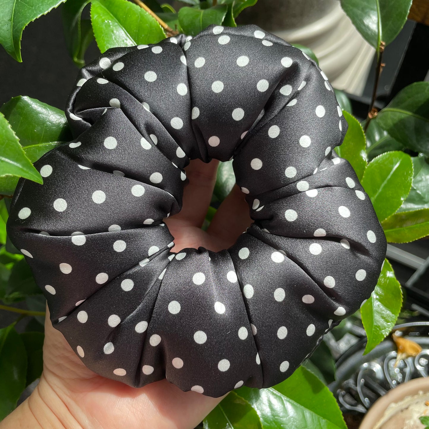 Luxury Oversized Puffy Mulberry Silk Scrunchie | 30 Momme Silk Hair Tie | Premium Silk Hair Accessory Gift for Women