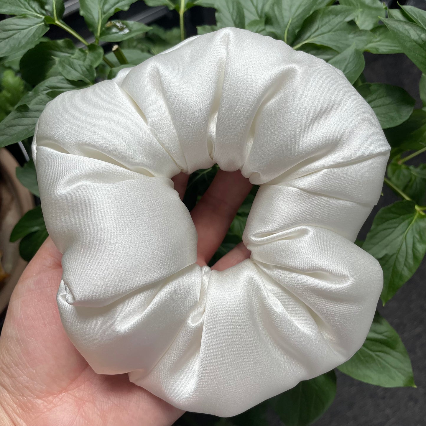 Luxury Oversized Puffy Mulberry Silk Scrunchie | 30 Momme Silk Hair Tie | Premium Silk Hair Accessory Gift for Women