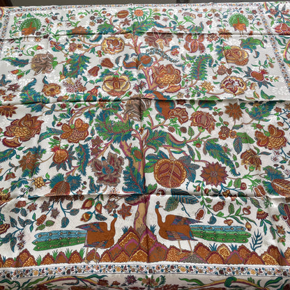 Exquisite Duo-Colour Mulberry 43” Silk Scarf: Hand-Rolled Edge, 6A Grade - The Life Tree