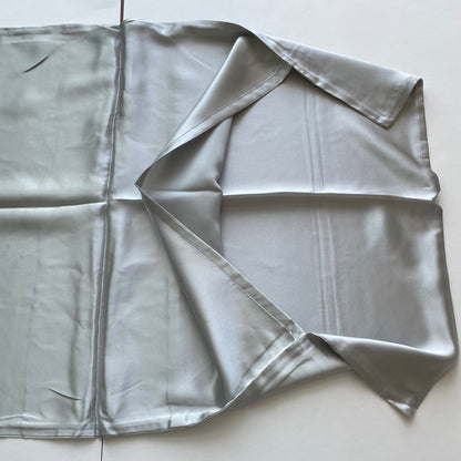 100% Pure Mulberry Silk Summer Pillowcases - 19mm Silk Pillowcases-The Silver Grey