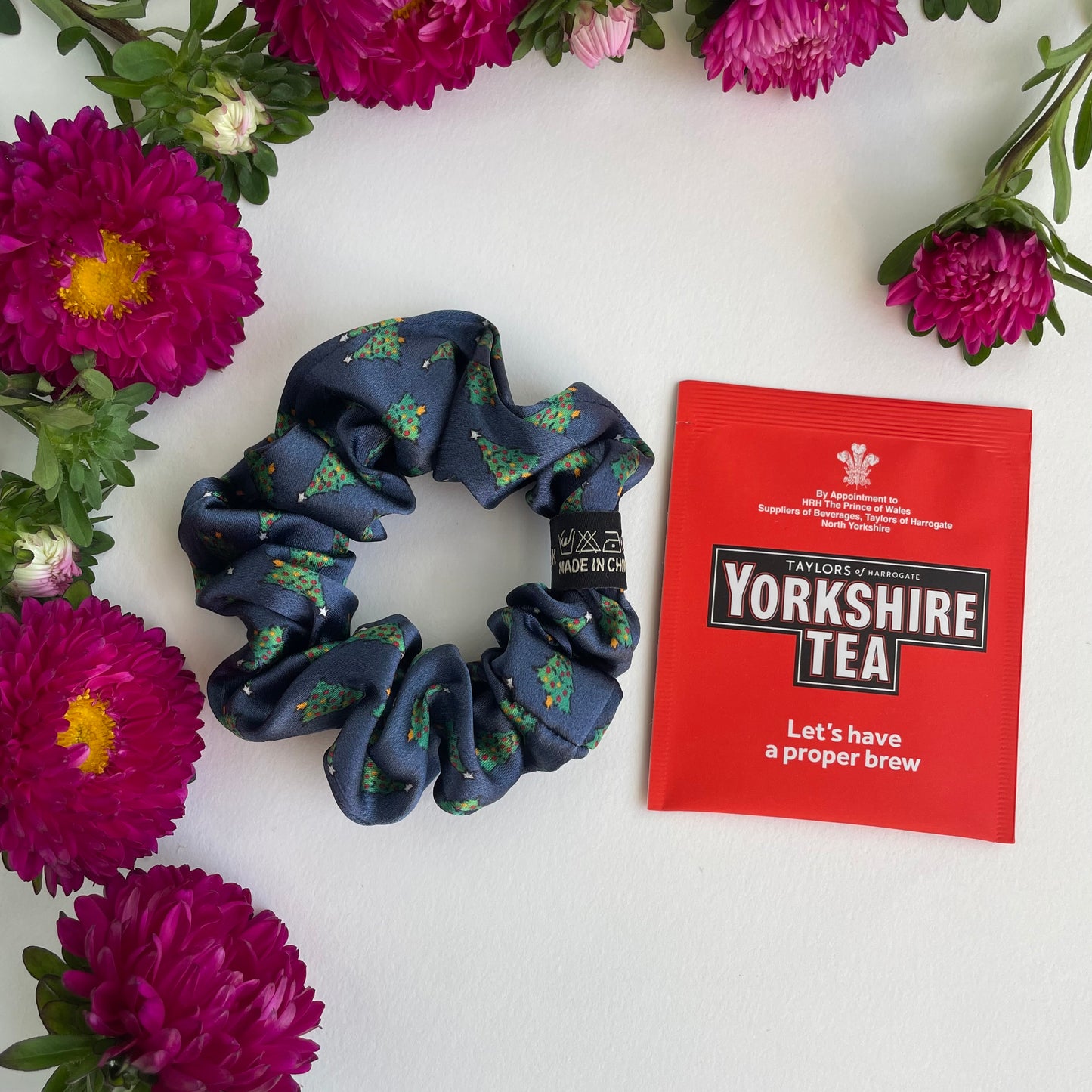 100% Pure Mulberry Silk Small Elastic Hair Scrunchie - Pure Silk Hair Scrunchie/hair Accessory-The Christmas