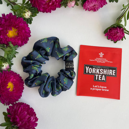 100% Pure Mulberry Silk Small Elastic Hair Scrunchie - Pure Silk Hair Scrunchie/hair Accessory-The Christmas