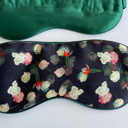 100% Mulberry Silk Ultra Soft Silk Filled Silk Eye Mask - Ideal Silk Sleep Eye Mask-The Little Rose