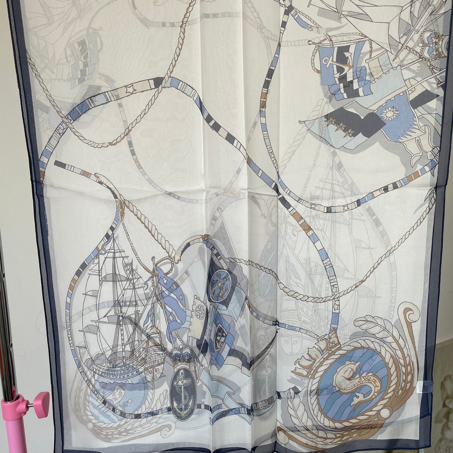 100% Pure Silk Multicolour long Silk Scarf / Headscarf-The Sealing