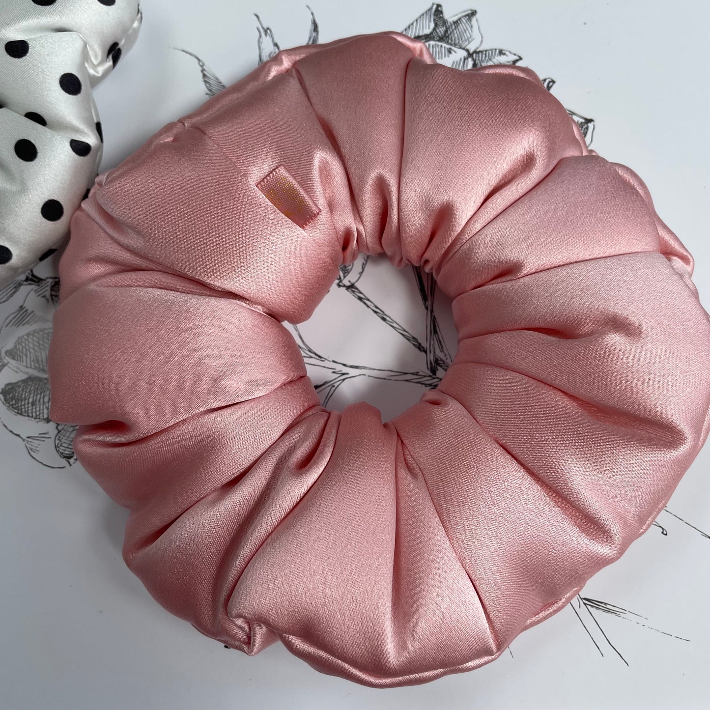 Luxury Oversized Puffy Mulberry Silk Scrunchie | 30 Momme Silk Hair Tie | Premium Silk Hair Accessory Gift for Women