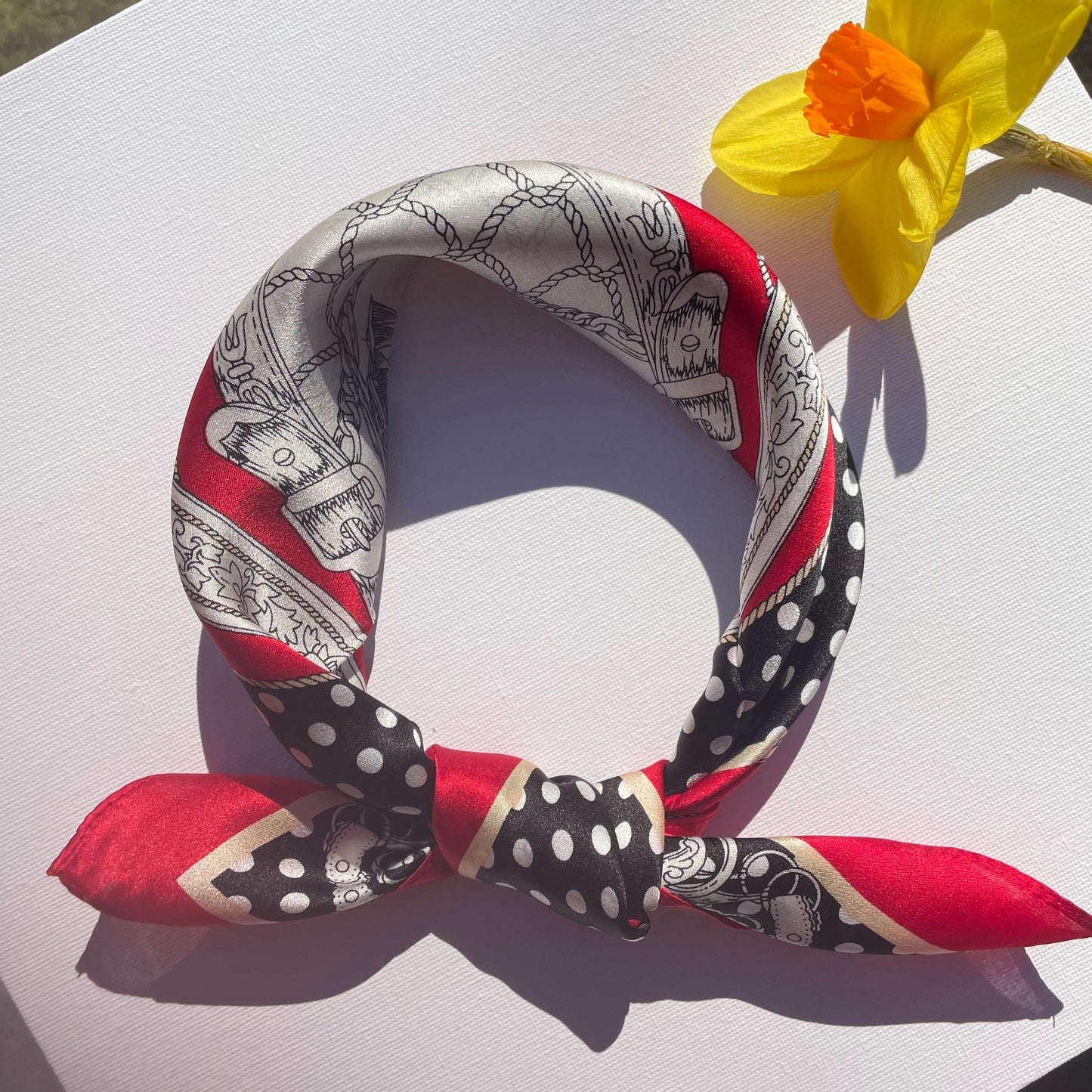100% Mulberry Silk Scarf-Small Square Multicolor Silk Scarf, lightweight Luxury Neck Hair Scarf - The Sealing