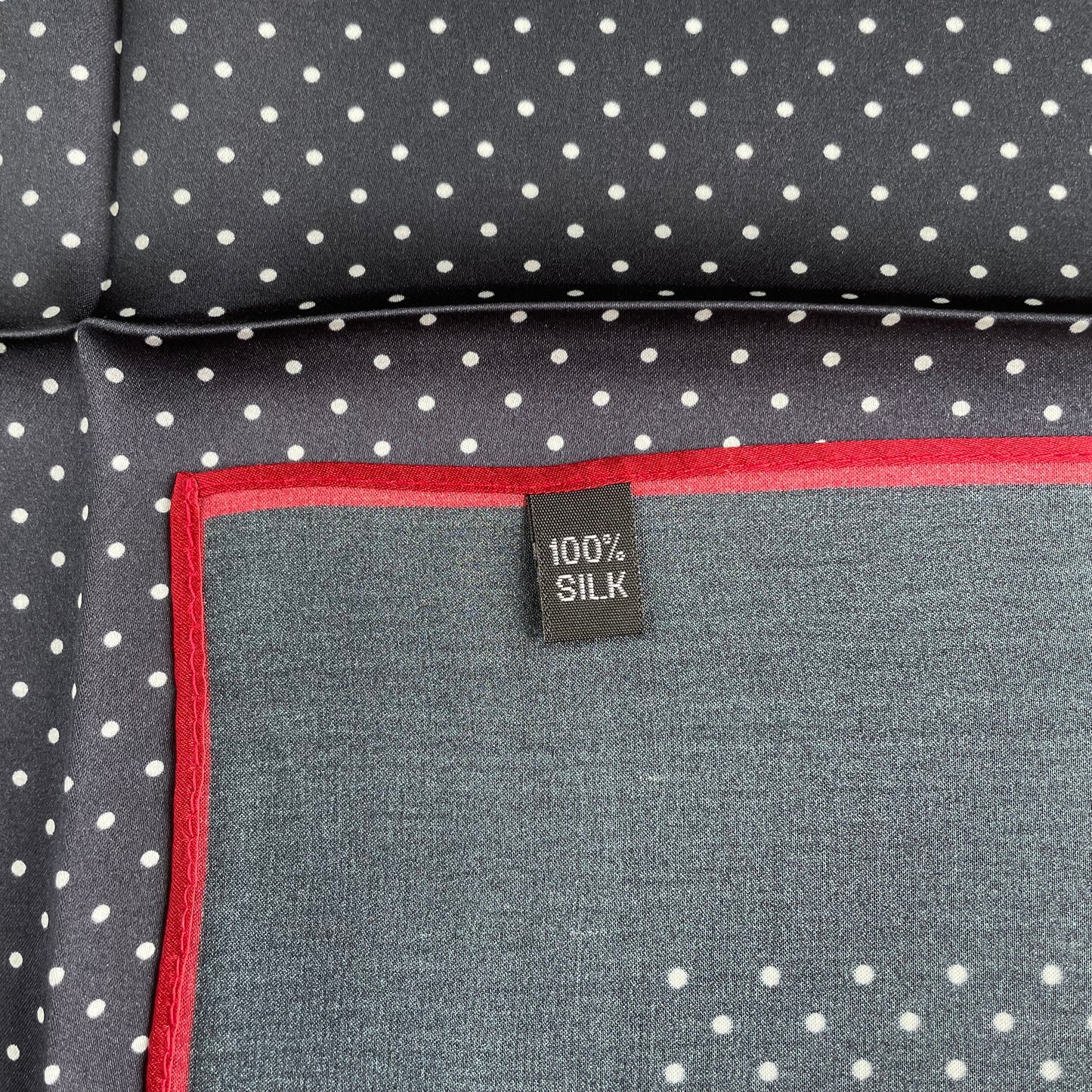 100% Pure Silk Multicolour Small Silk Scarf -The Royal Dots