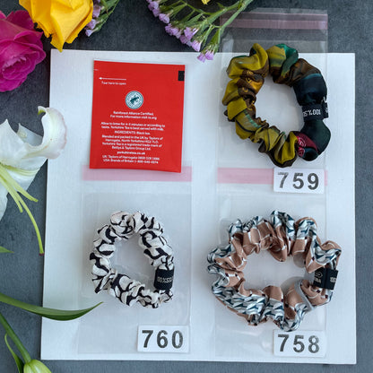 100% Pure Mulberry Silk Small Elastic Hair Scrunchie - Pure Silk Hair Scrunchie/hair Accessory-The Unique One