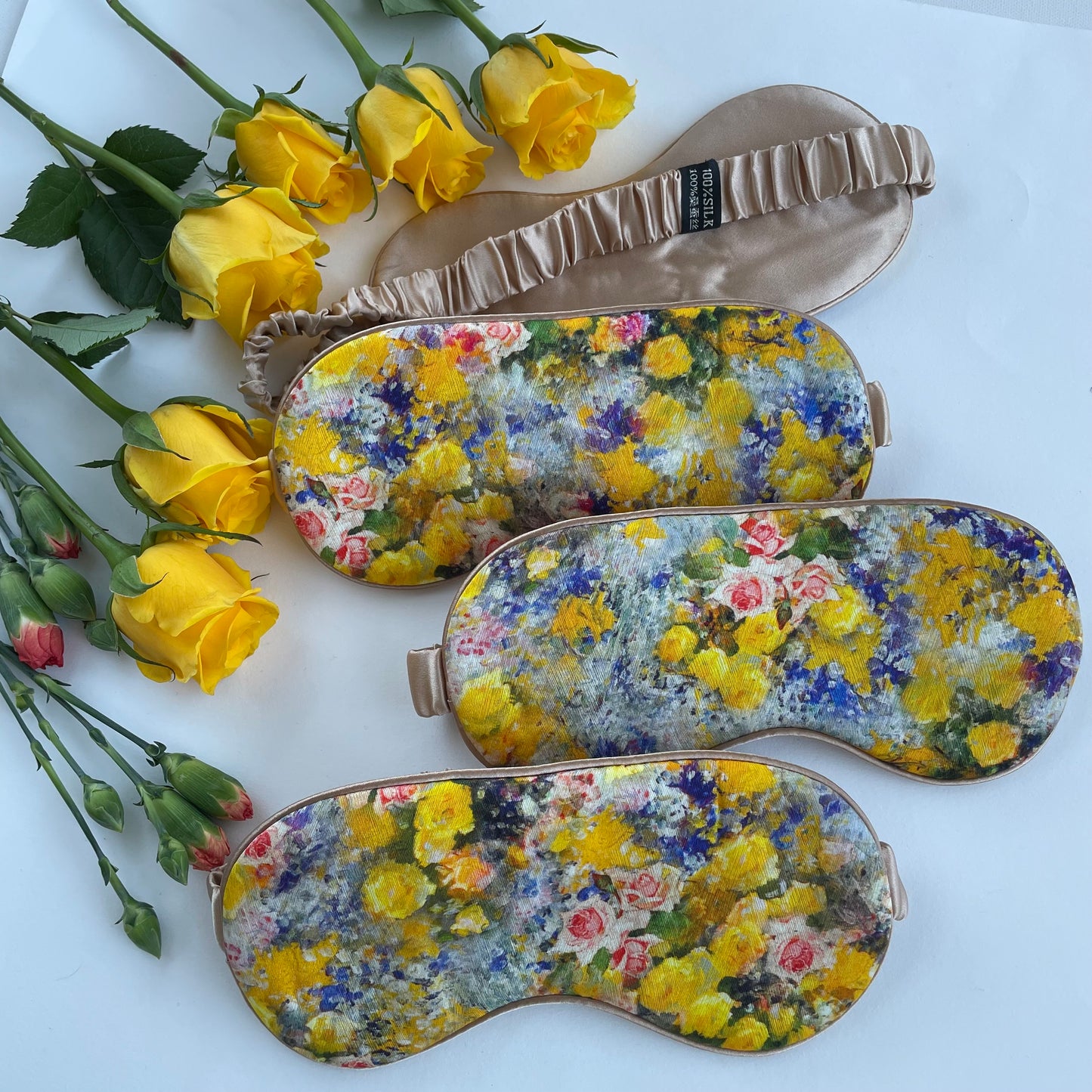 100% Mulberry Silk Eye Mask – Ultra-Soft, Breathable, and Elegant