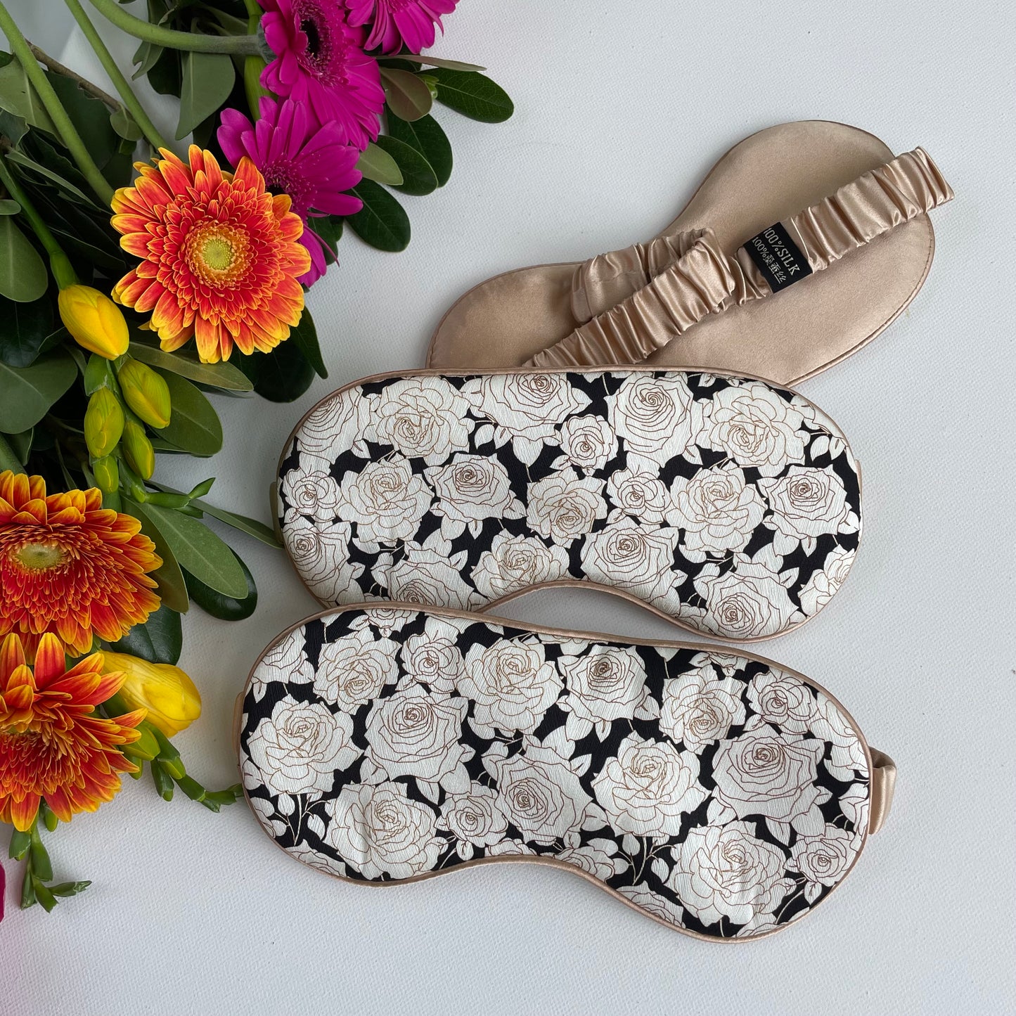 100% Mulberry Silk Eye Mask – Ultra-Soft, Breathable, and Elegant