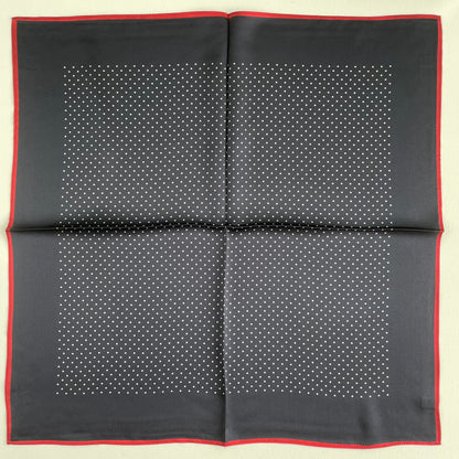 100% Pure Silk Multicolour Small Silk Scarf -The Royal Dots