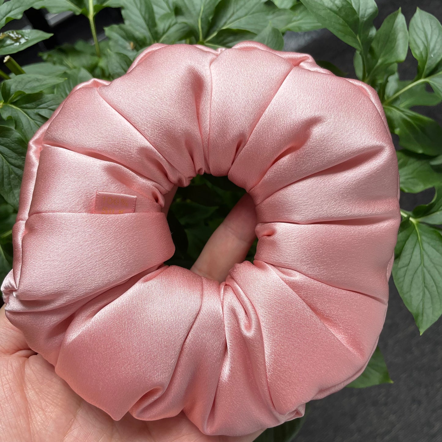 Luxury Oversized Puffy Mulberry Silk Scrunchie | 30 Momme Silk Hair Tie | Premium Silk Hair Accessory Gift for Women