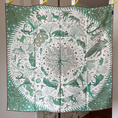 Exquisite Duo-Colour Mulberry 43” Silk Scarf: Hand-Rolled Edge, 6A Grade - The Olympias