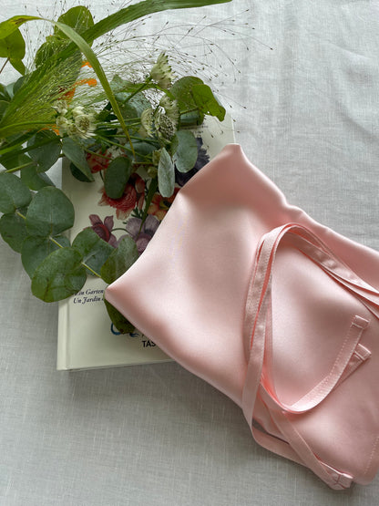 100% Mulberry Silk Travelling Essential Pillow Cover-19mm portable Silk Pillow Cover-The Perfect Pink