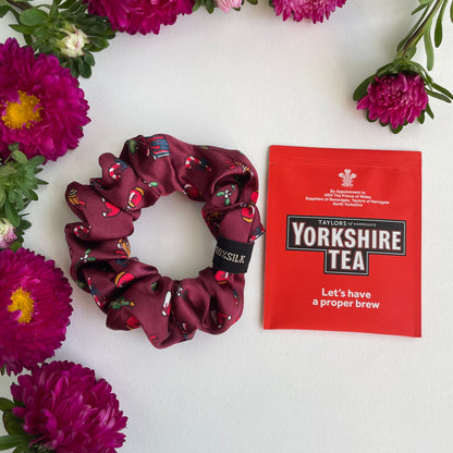 100% Pure Mulberry Silk Small Elastic Hair Scrunchie - Pure Silk Hair Scrunchie/hair Accessory-The Christmas