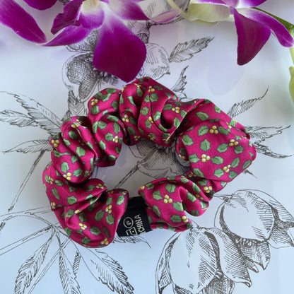 100% Pure Mulberry Silk Small Elastic Hair Scrunchie - Pure Silk Hair Scrunchie/hair Accessory-The Christmas