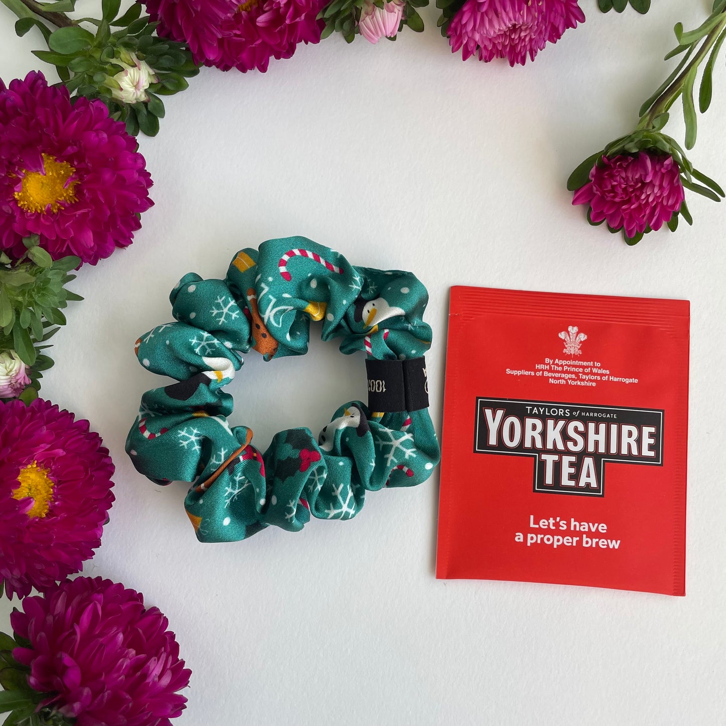 100% Pure Mulberry Silk Small Elastic Hair Scrunchie - Pure Silk Hair Scrunchie/hair Accessory-The Christmas