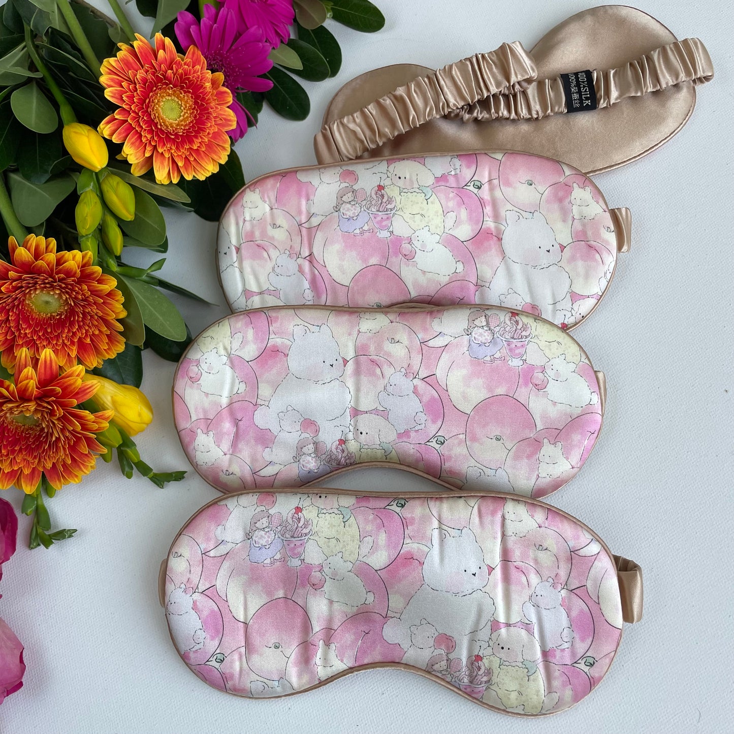 100% Mulberry Silk Eye Mask – Ultra-Soft, Breathable, and Elegant