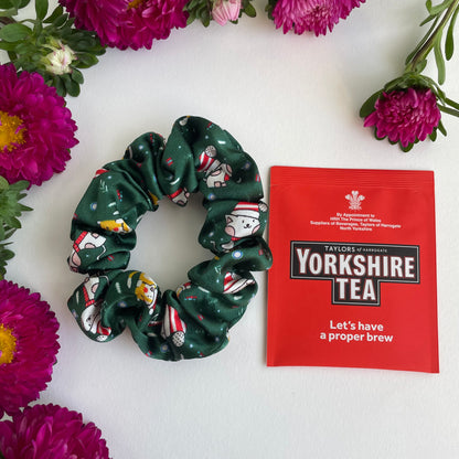 100% Pure Mulberry Silk Small Elastic Hair Scrunchie - Pure Silk Hair Scrunchie/hair Accessory-The Christmas