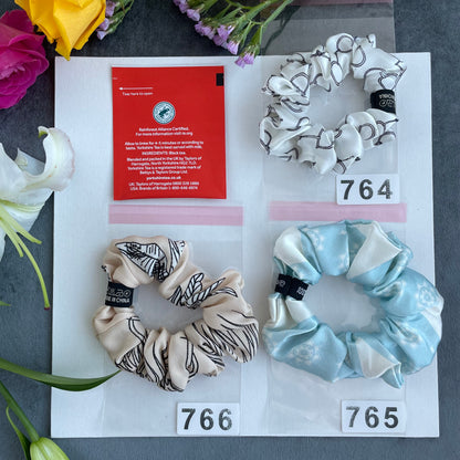 100% Pure Mulberry Silk Small Elastic Hair Scrunchie - Pure Silk Hair Scrunchie/hair Accessory-The Unique One