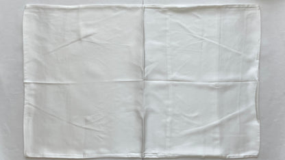 100% Pure Mulberry Silk Pillowcases - 19mm Silk Pillowcases-The White