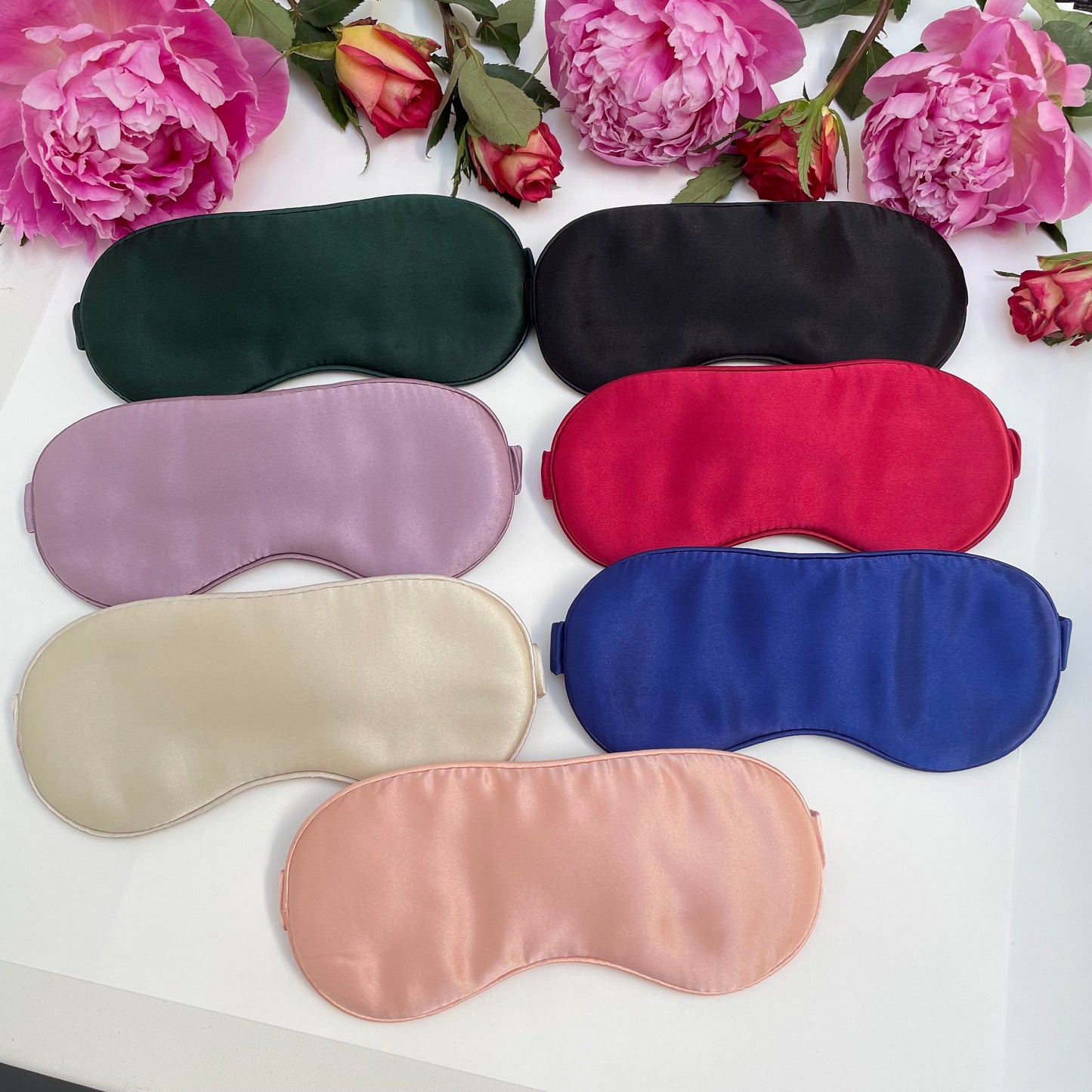 One! 100% Mulberry Silk Eye Mask – Ultra-Soft, Breathable, and Elegant