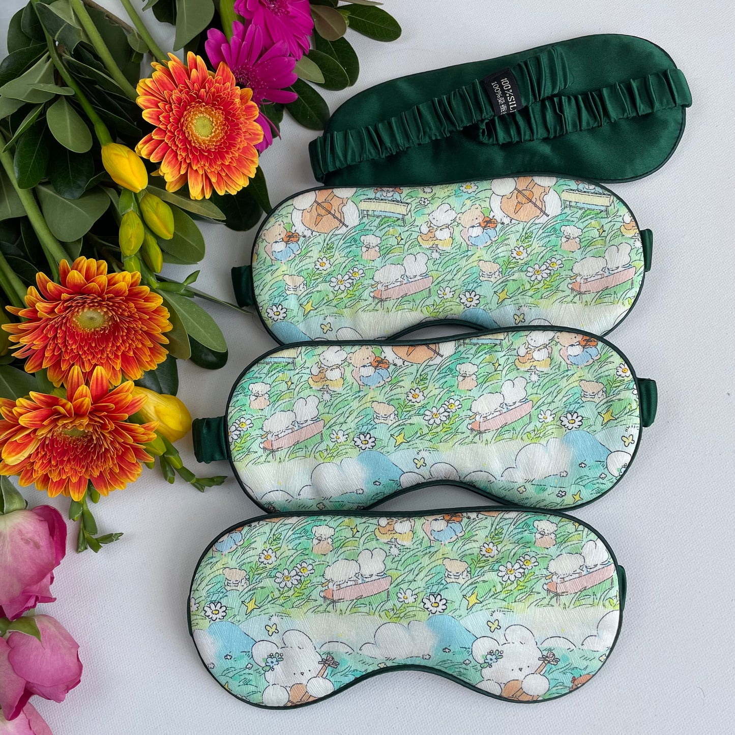 100% Mulberry Silk Eye Mask – Ultra-Soft, Breathable, and Elegant