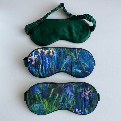 100% Mulberry Silk Ultra Soft Silk Filled Silk Eye Mask - Ideal Silk Sleep Eye Mask-The Irises