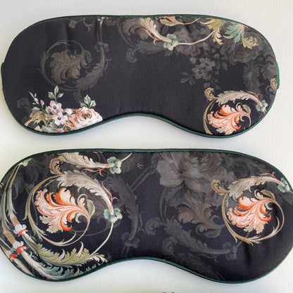 100% Mulberry Silk Ultra Soft Silk Filled Silk Eye Mask - Ideal Silk Sleep Eye Mask-The Flowers